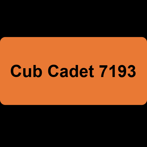 Cub Cadet 7193